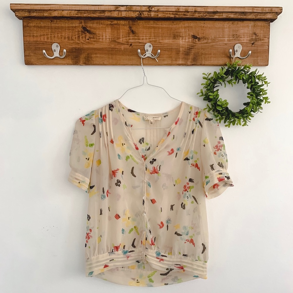 Urban Outfitters Pins + Needles | Floral Blouse